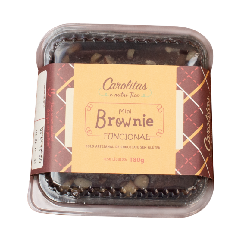 Mini Brownie Funcional - 180g