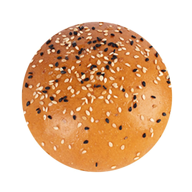 Pão de Hambúrguer Brioche com Gergelim Mesclado (ARO 11) - 4x70g